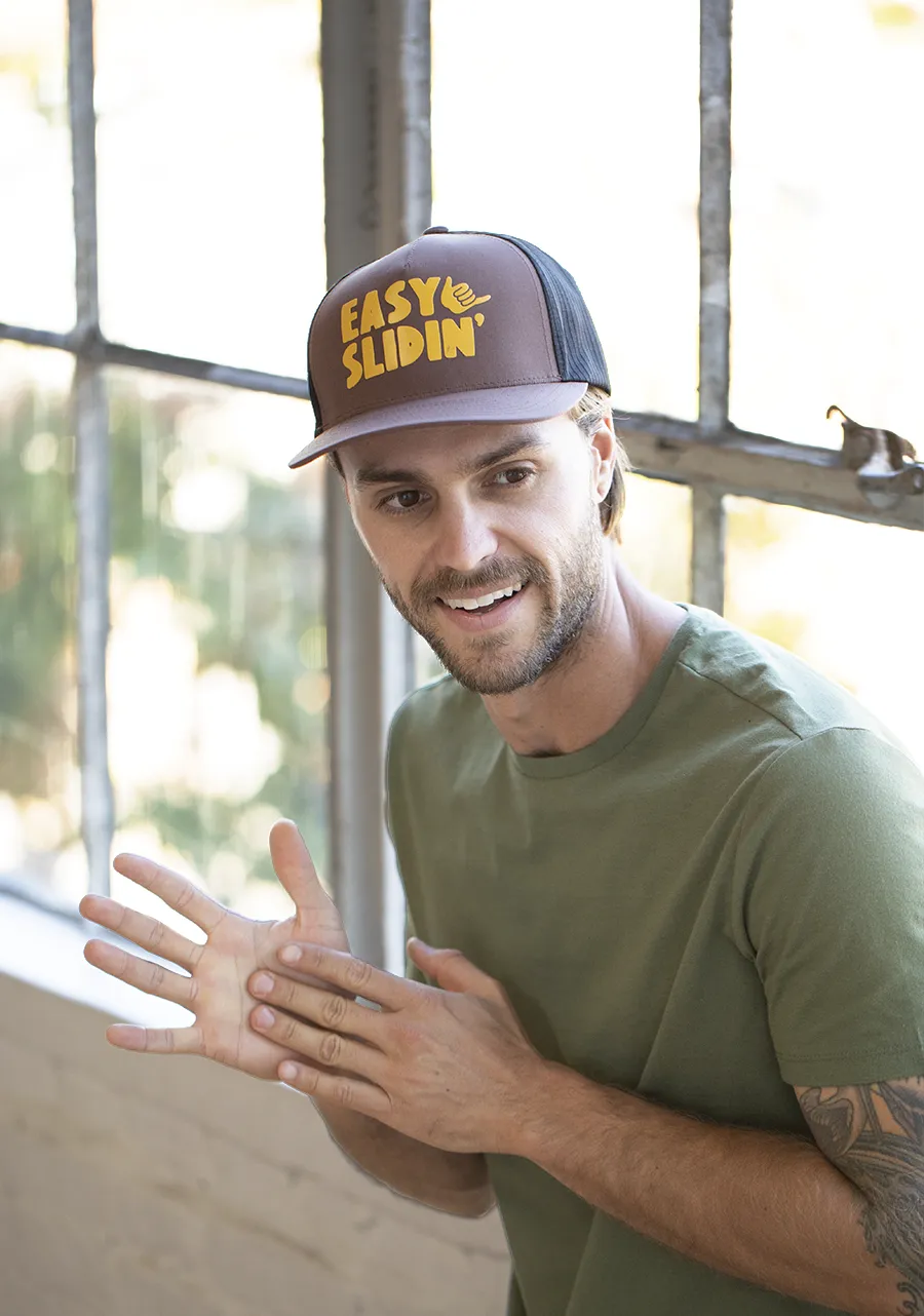 Slidin Trucker - Navy