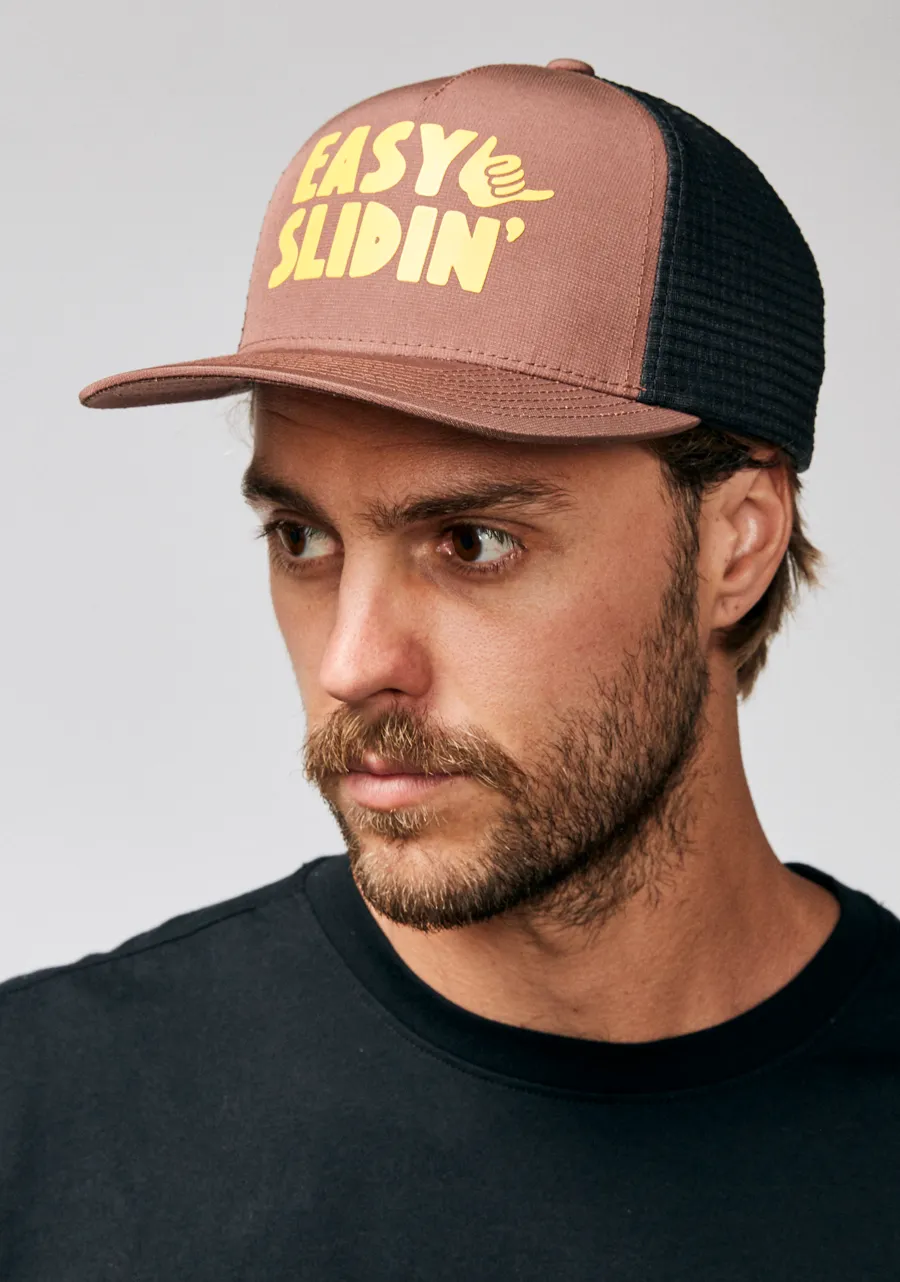 Slidin Trucker - Navy