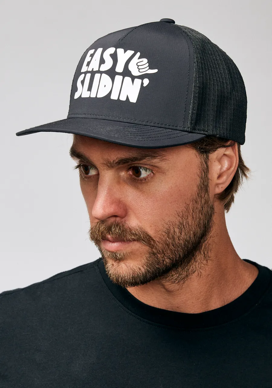 Slidin Trucker - Navy