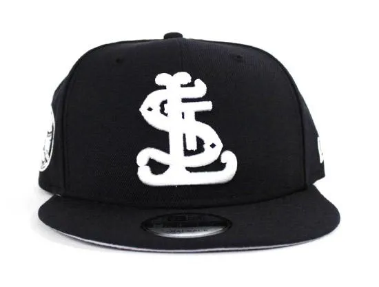 St Louis Cardinals 1900 New Era 9Fifty Snapback Hat (Navy Gray Under Brim)