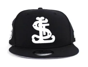 St Louis Cardinals 1900 New Era 9Fifty Snapback Hat (Navy Gray Under Brim)
