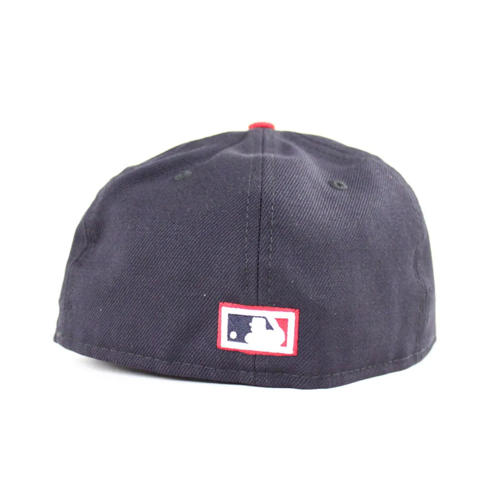 St Louis Cardinals 2004 World Series New Era 59Fifty Fitted Hat (Navy Red Gray Under Brim)
