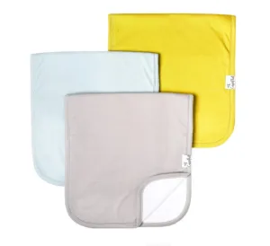 Stone Burp Cloth 3-Pack Set