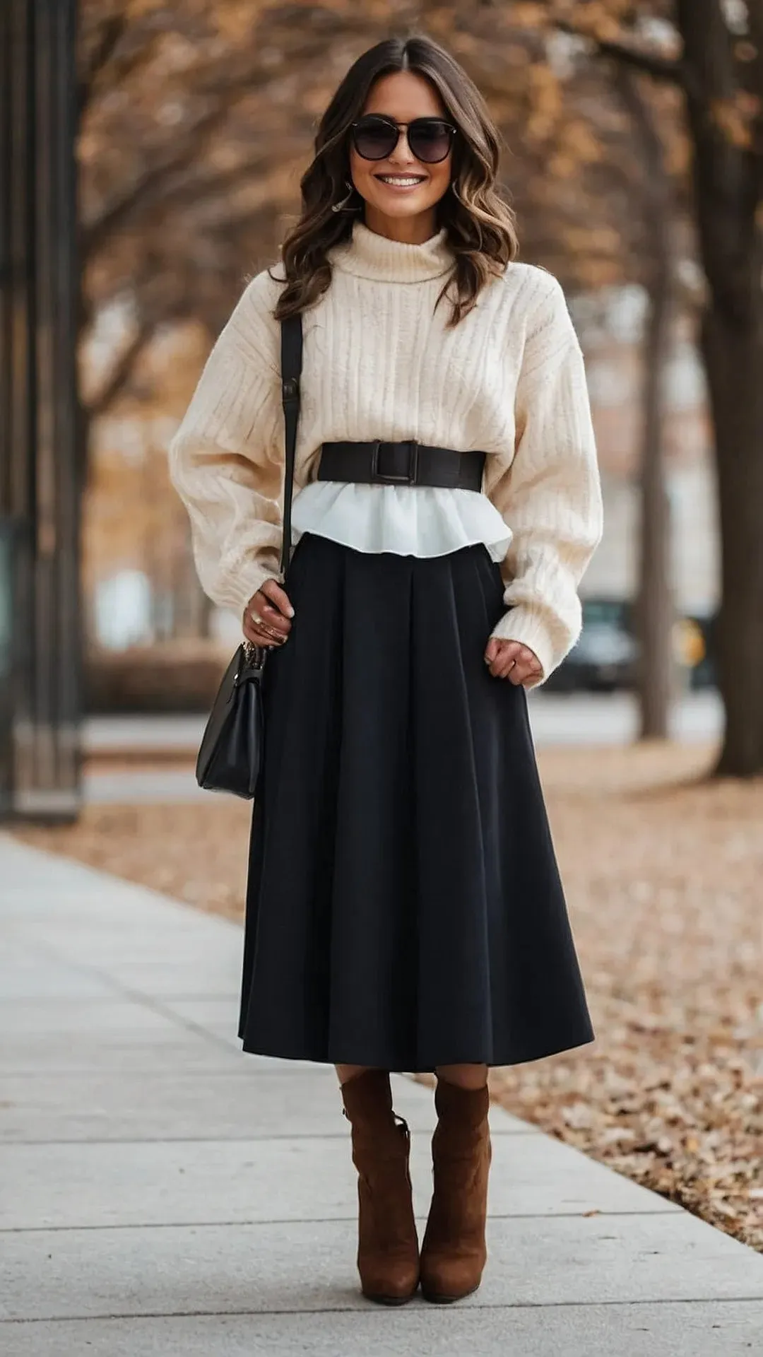 Stylishly Set for the Season: 15 Fabulous Fall Outfits for Midsize Women