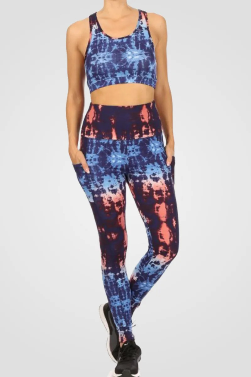 Tie Dye Yoga Set