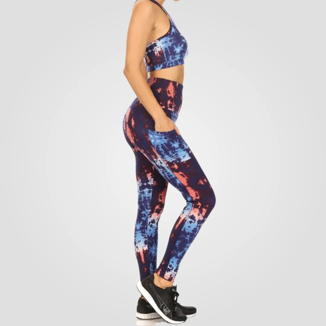 Tie Dye Yoga Set