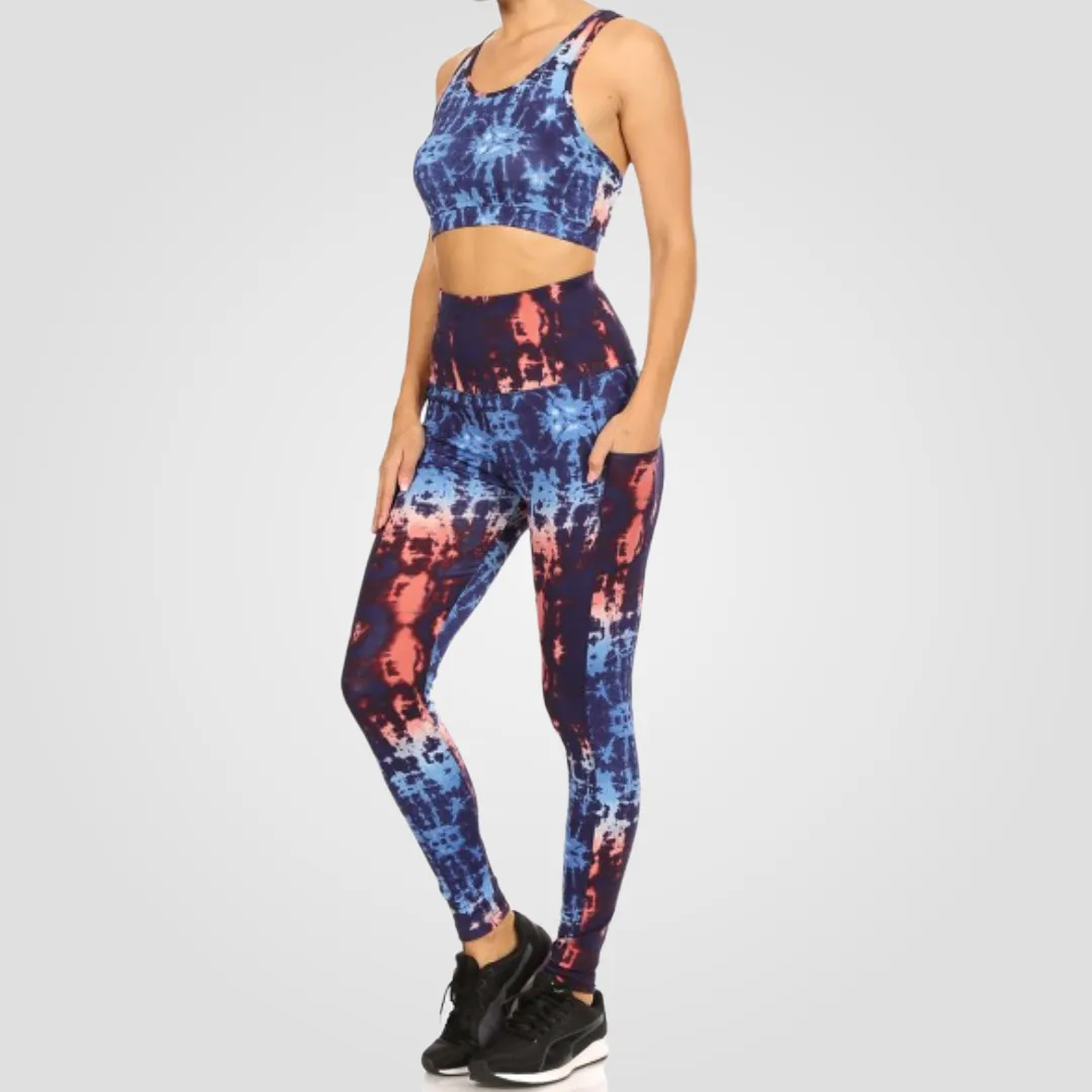 Tie Dye Yoga Set
