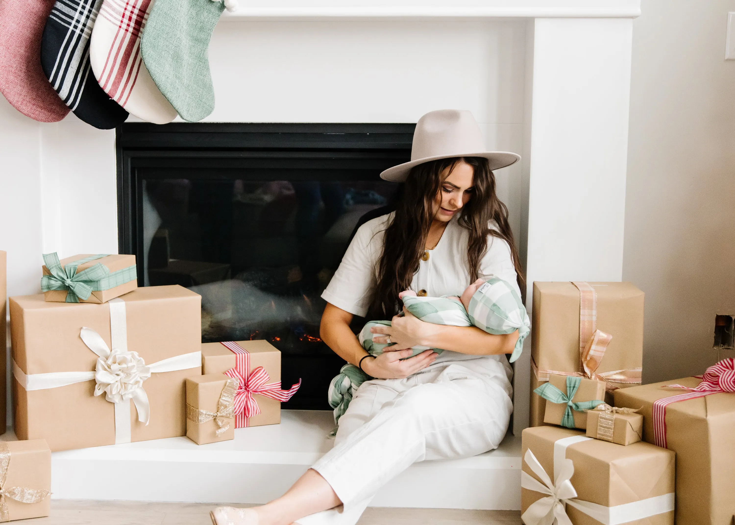Top Knot Hat - Pine