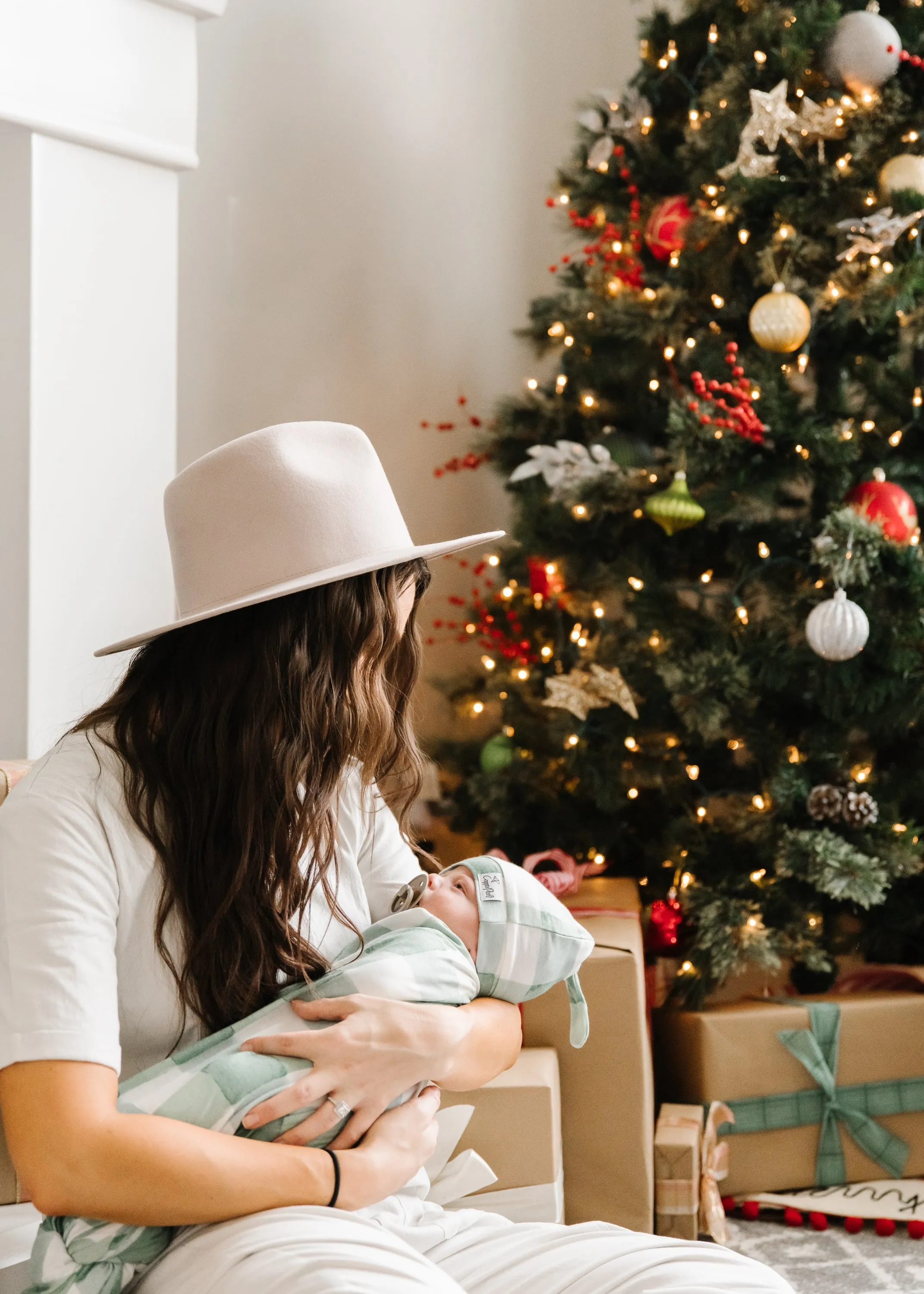 Top Knot Hat - Pine