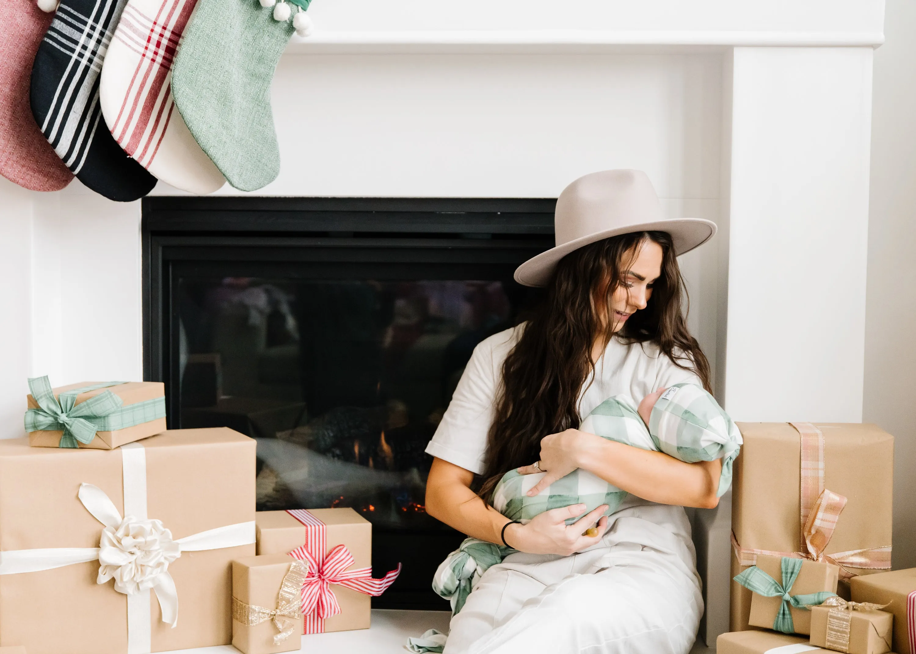 Top Knot Hat - Pine