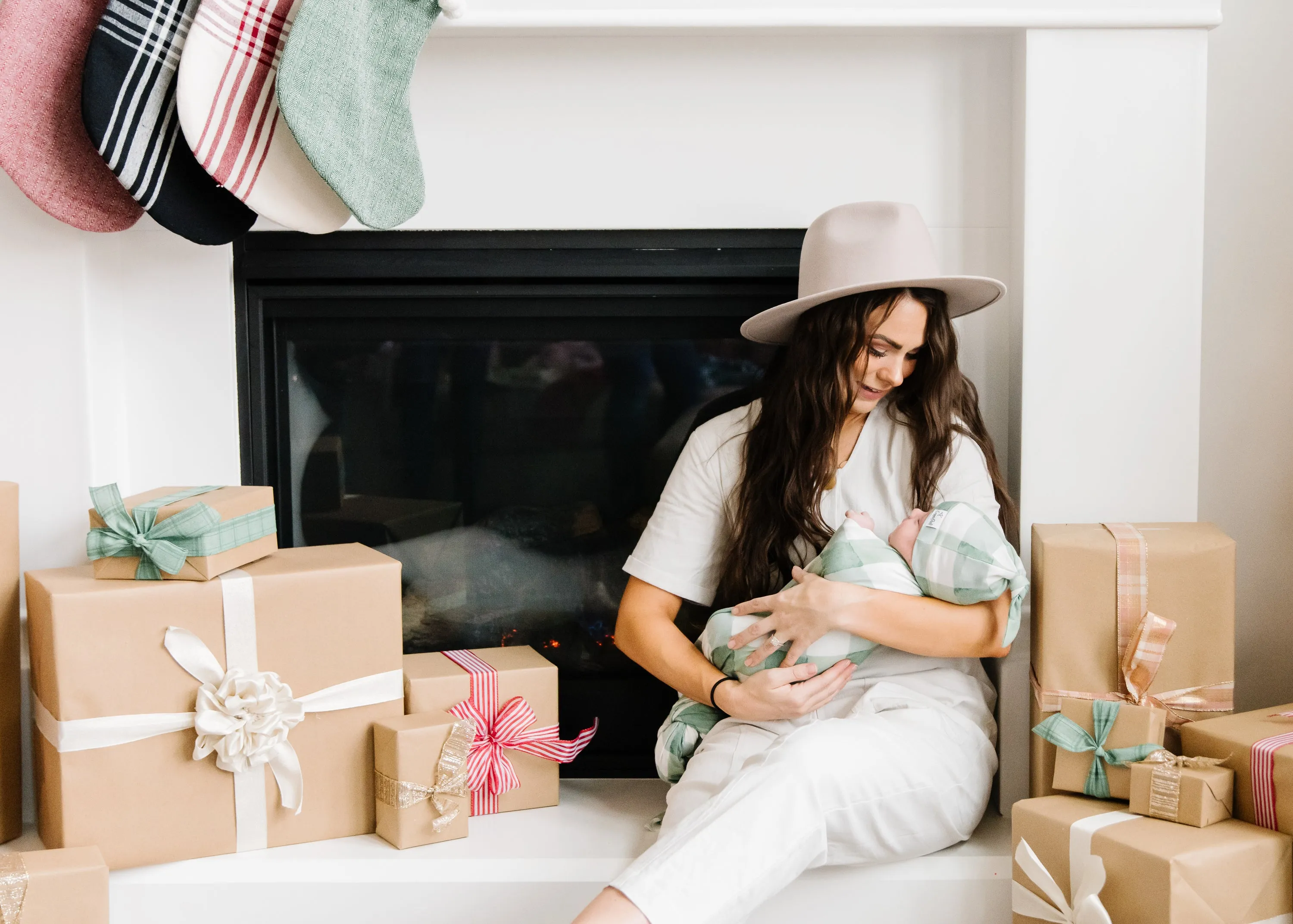 Top Knot Hat - Pine