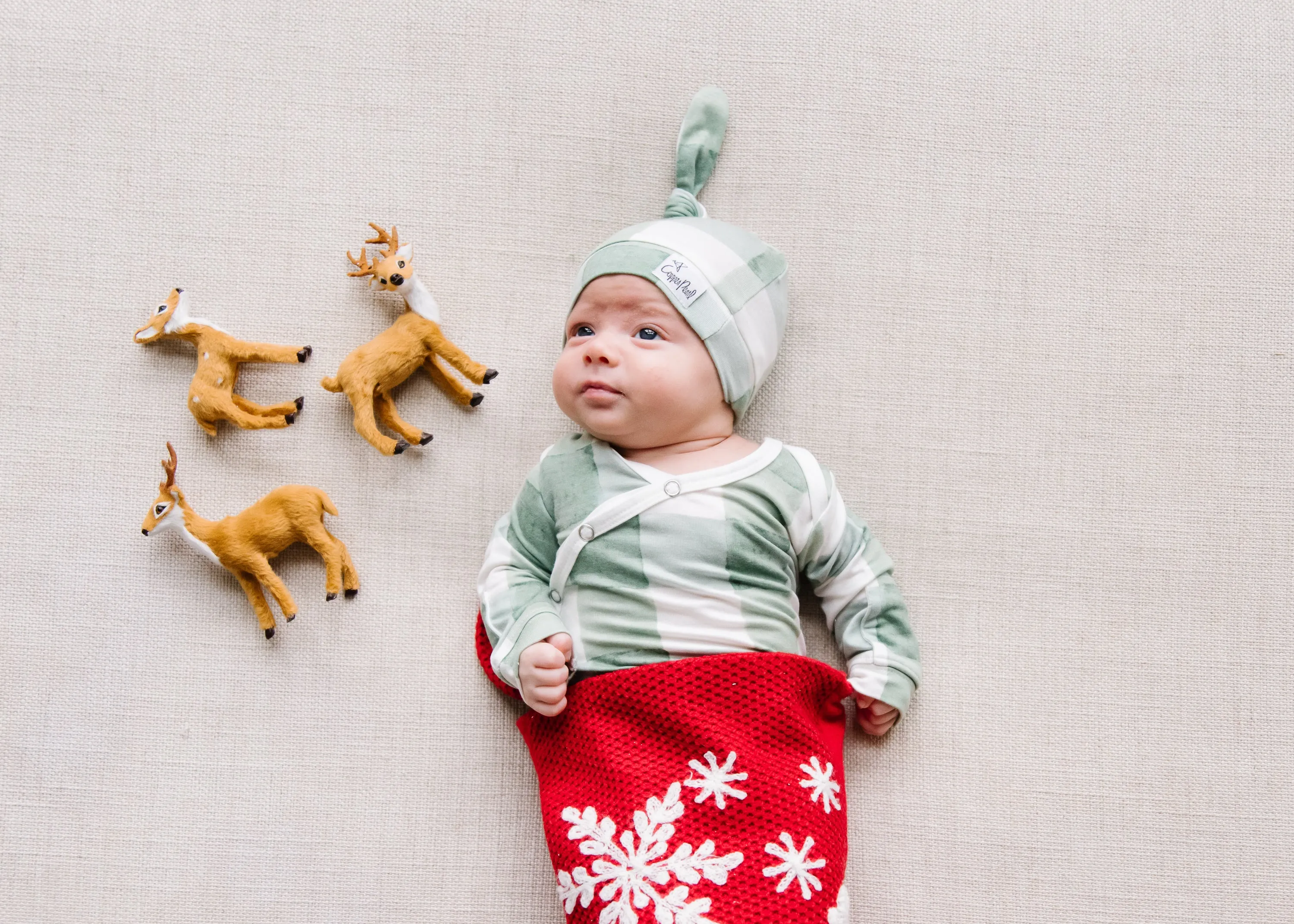 Top Knot Hat - Pine