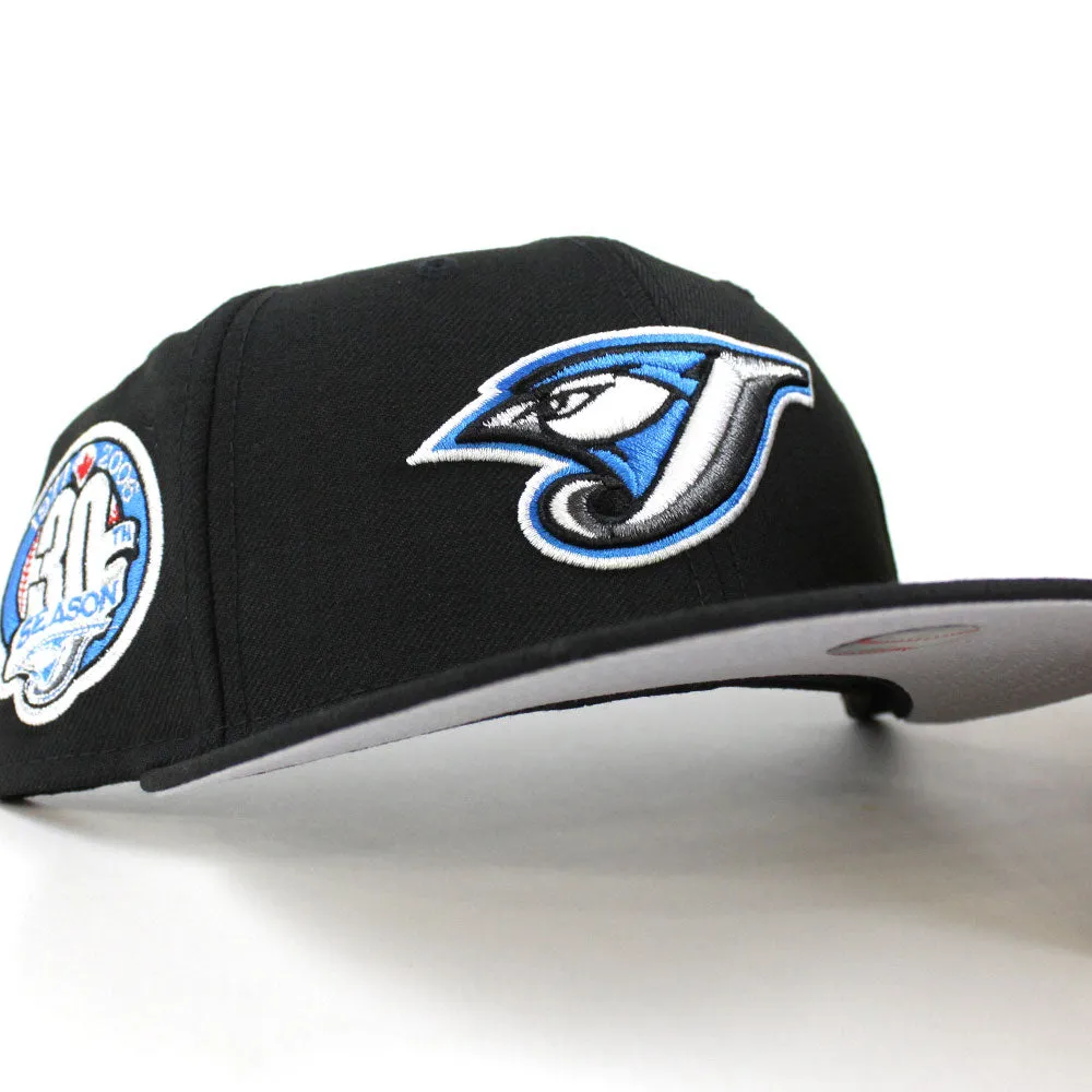 Toronto Blue Jays 30TH Anniversary New Era 59Fifty Fitted Hat (Black Grey Under Brim)