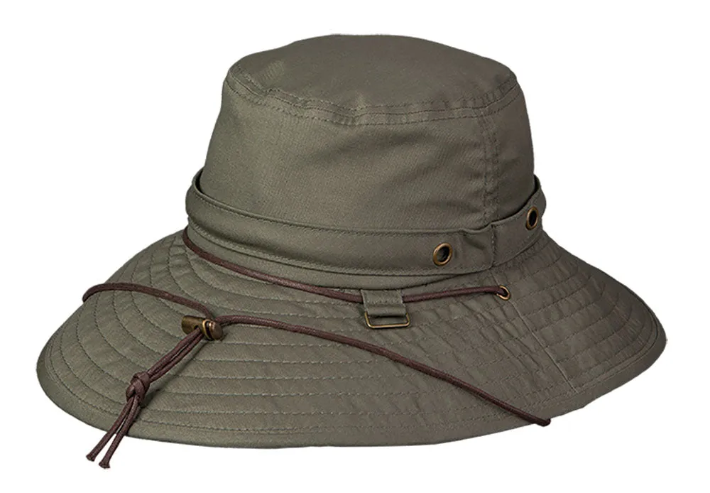 Trekker Cotton Bucket Hat with Floral Lining - 89-726