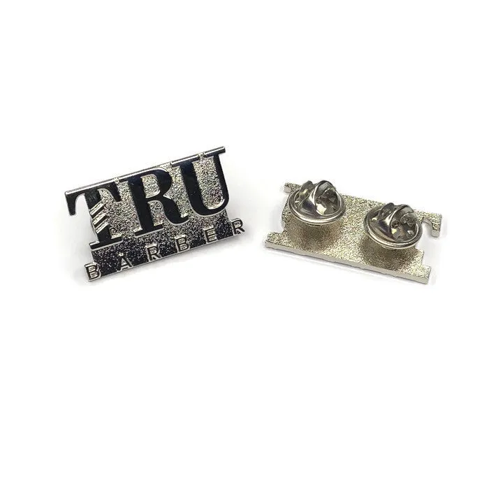 TRUBARBER PIN SILVER