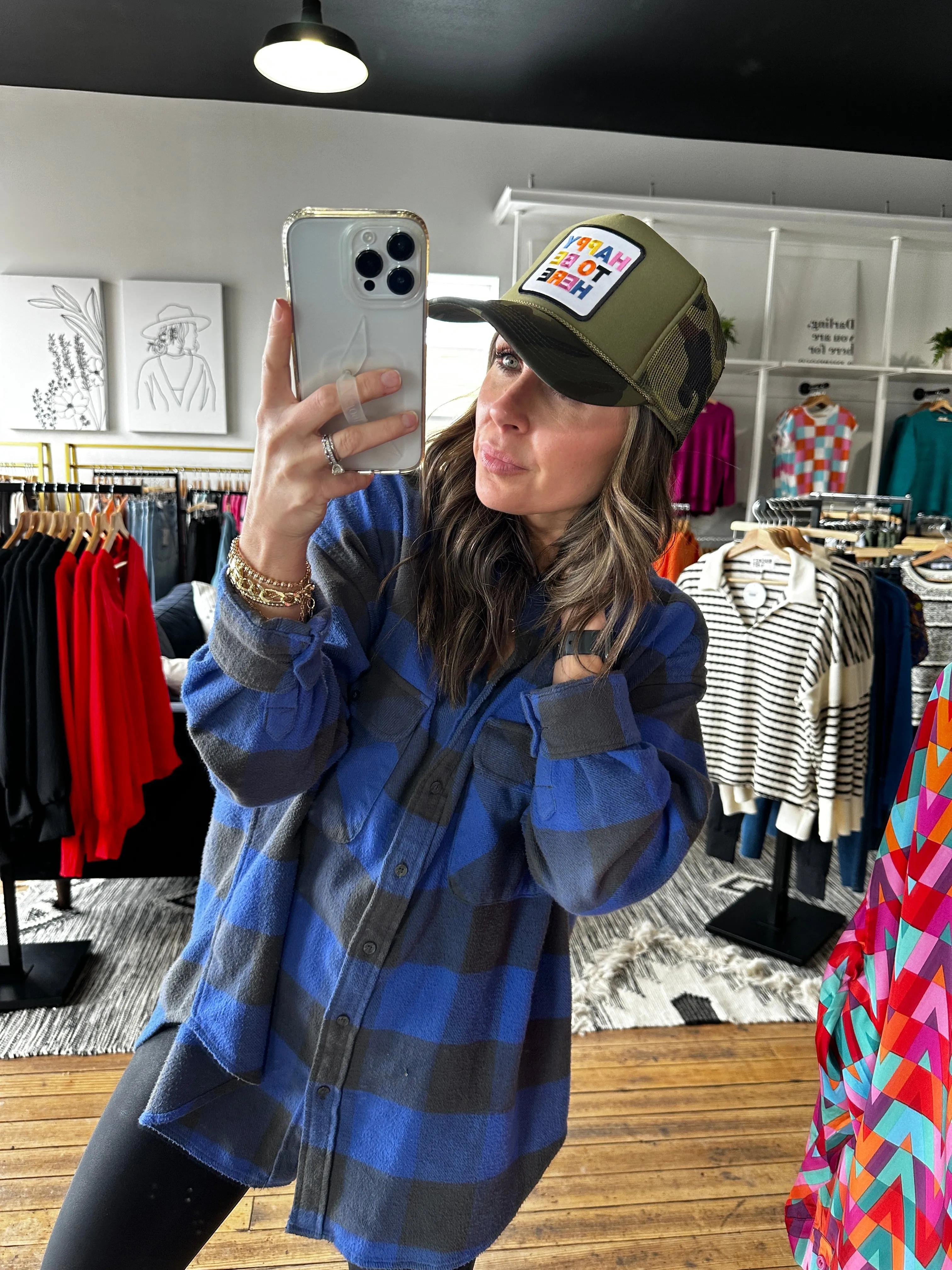 Trucker Cap-HAPPY TO BE HERE