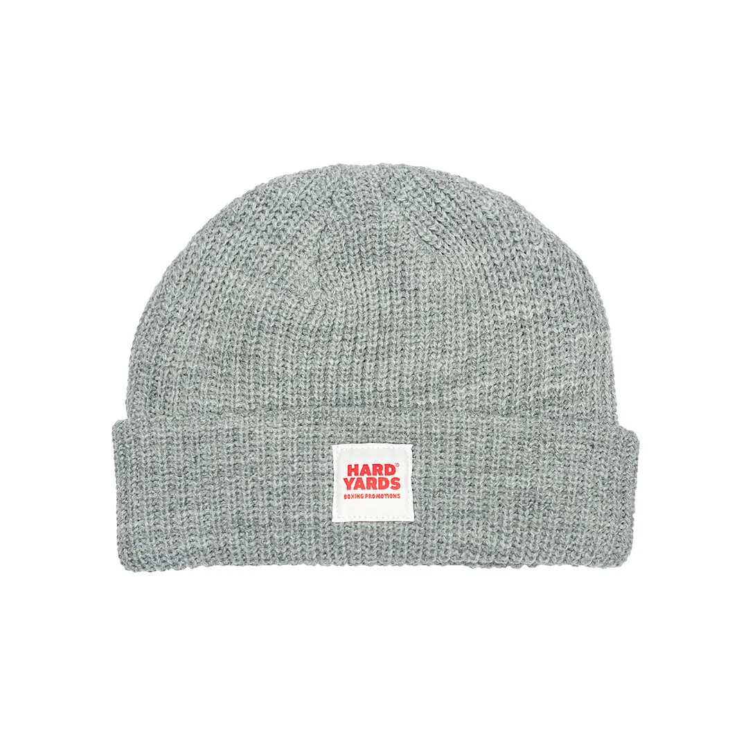Vice 84 'Hard Yards' Fisherman Ribbed Beanie - Grey