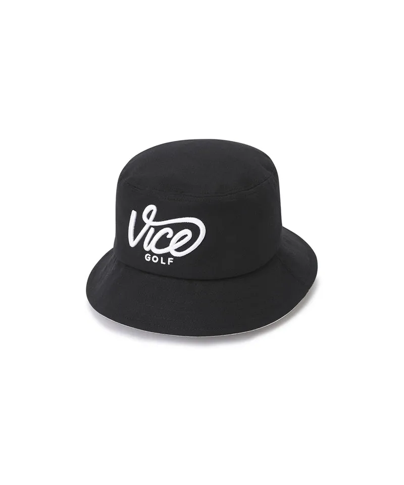 Vice Golf Atelier Big Logo Bucket Hat - Black