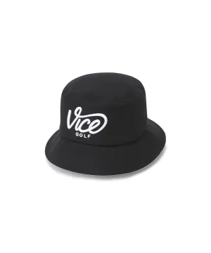 Vice Golf Atelier Big Logo Bucket Hat - Black