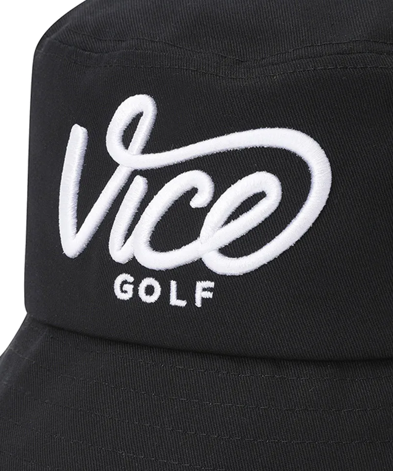 Vice Golf Atelier Big Logo Bucket Hat - Black