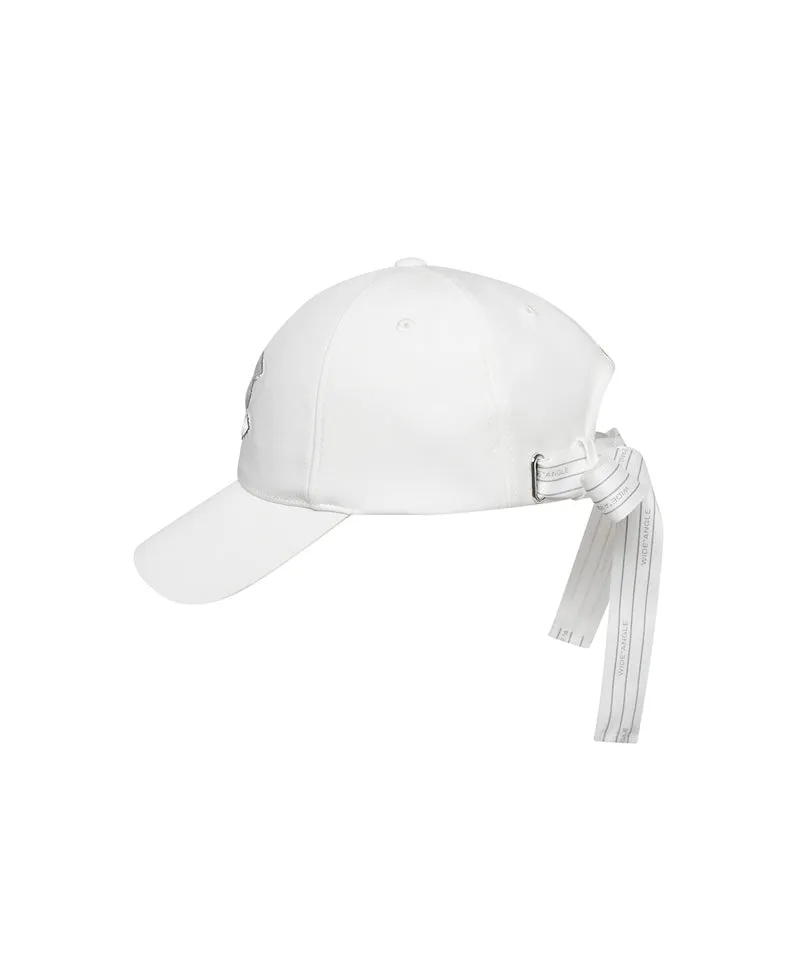 WideAngle: To Simple Ribbon Cap L - Off-White