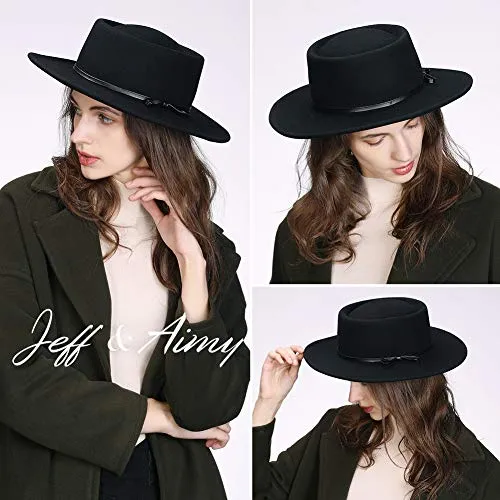 Women's Wool Fedora Hat