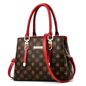 XIEYINSHE 2025 Mother and child bag women's bag popular new Korean version printed women's handbag large bag personality trendy shoulder messenger bag women