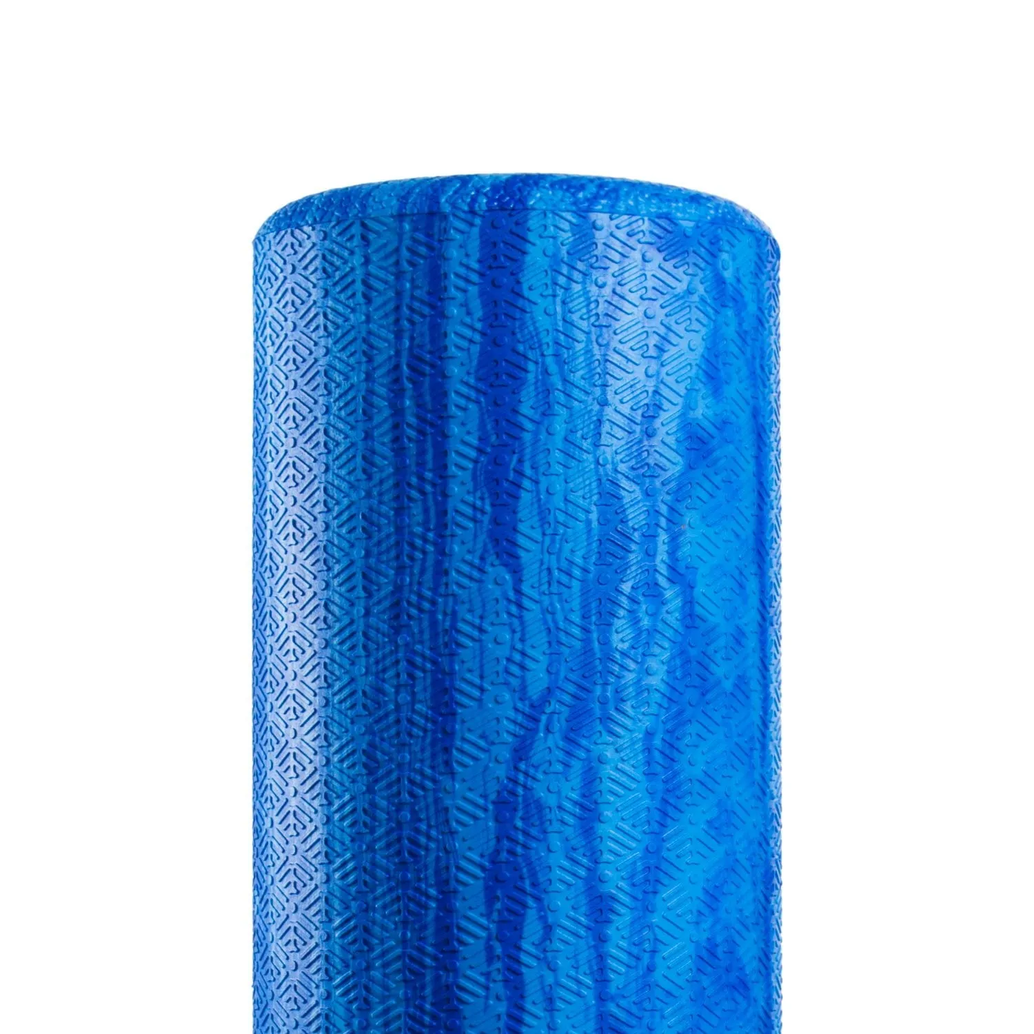 Yoga Foam Roll Exercises, and Muscle Recovery - Blue 36" x 6"