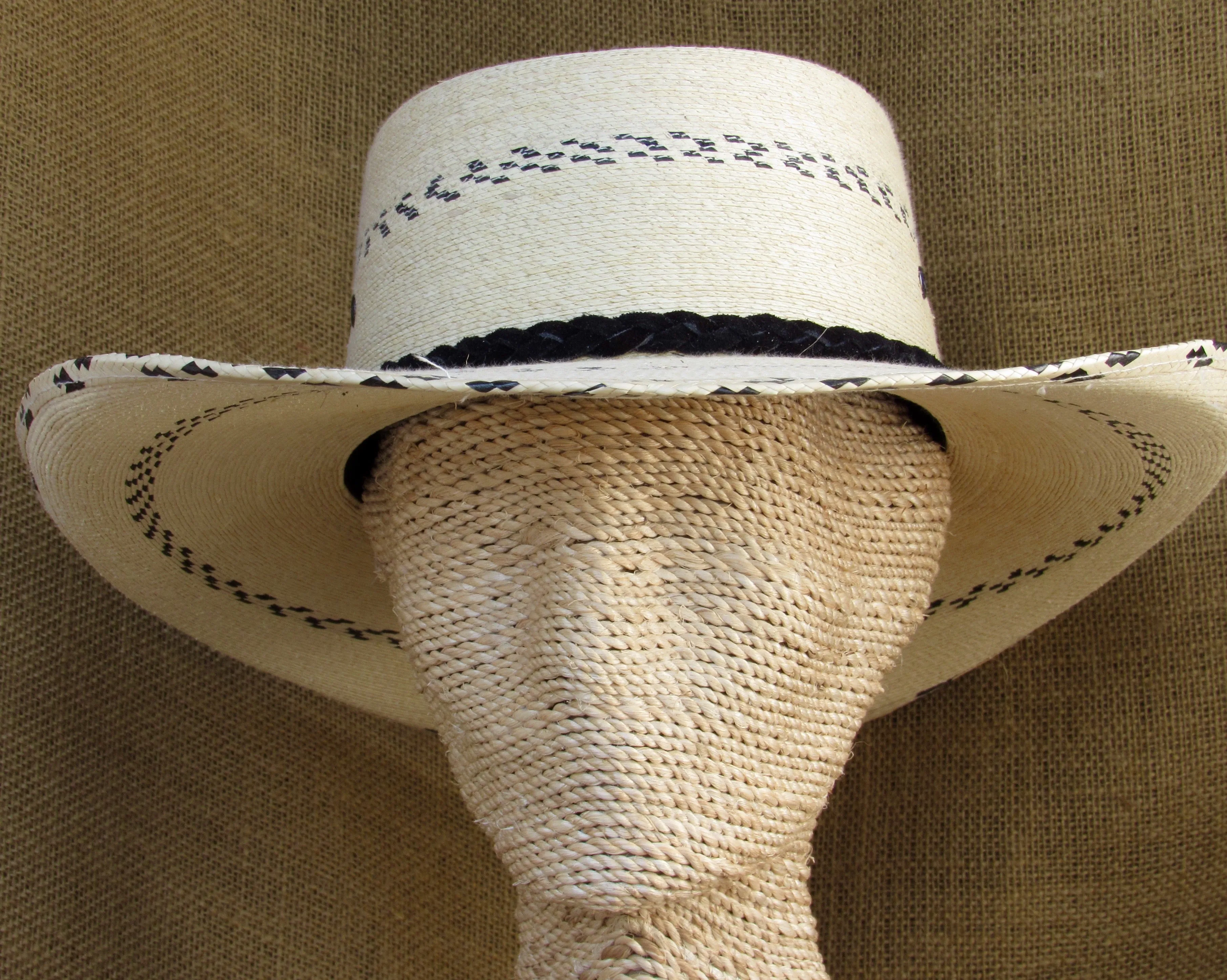 Zorro Handwoven Palm Sun Hat
