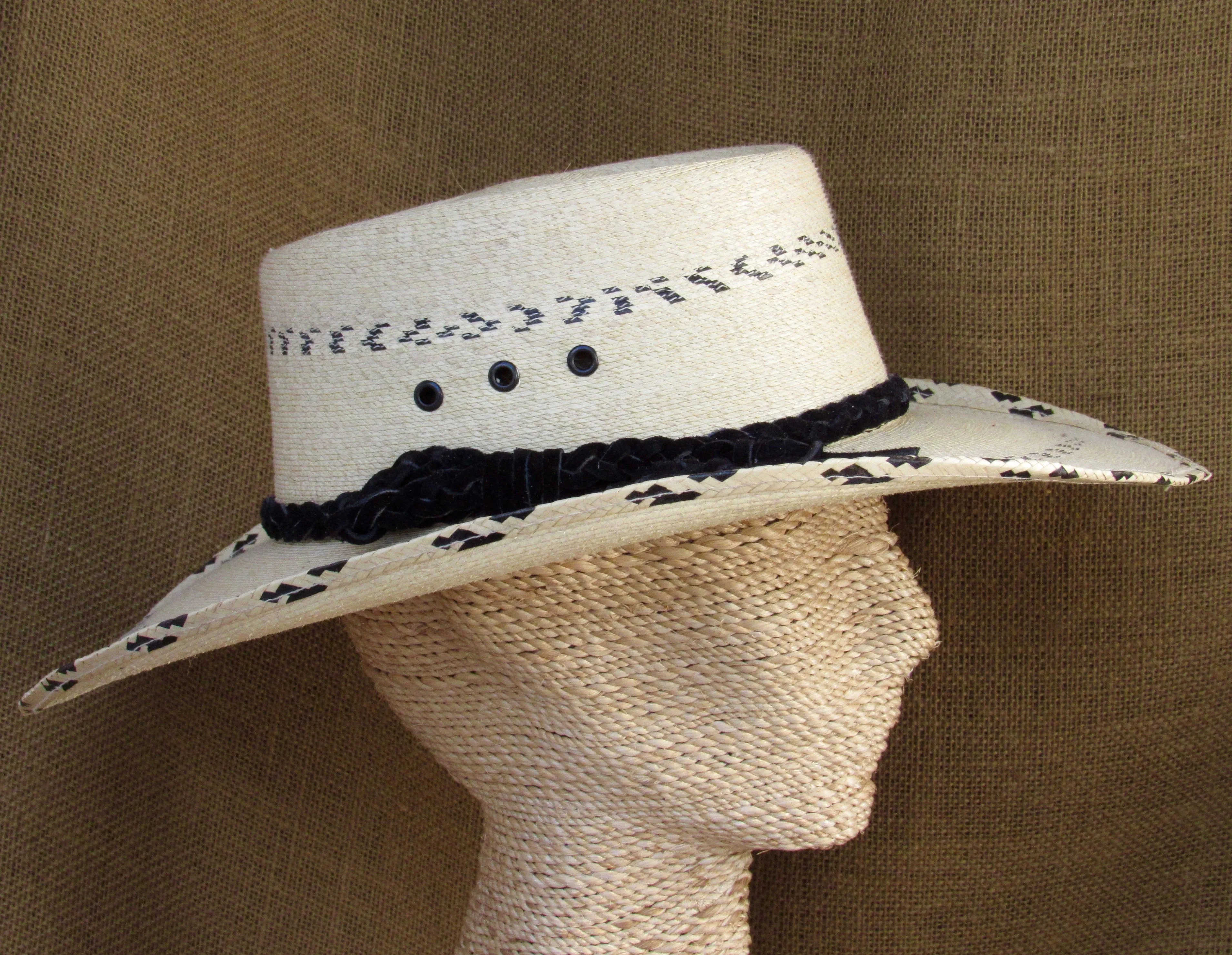 Zorro Handwoven Palm Sun Hat